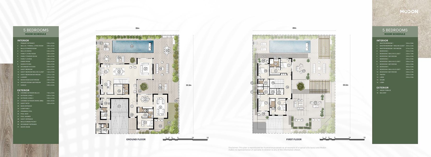 Sunset Bay 2 Bedroom Floor Plan